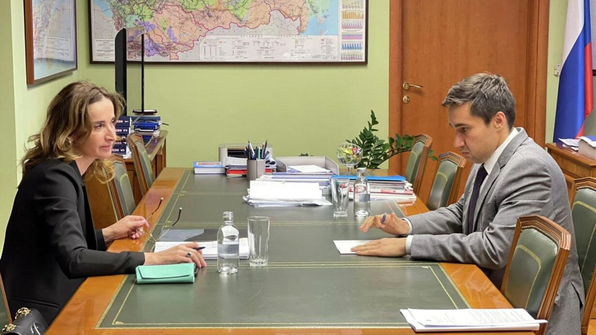 Вице-премьер Кристина Озган провела две рабочие встречи в Министерстве энергетики РФ - Sputnik Абхазия, 1920, 15.07.2022