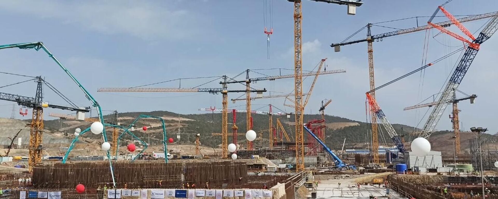 Начало строительства третьего блока АЭС Аккую в Турции - Sputnik Абхазия, 1920, 21.07.2022