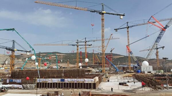 Начало строительства третьего блока АЭС Аккую в Турции - Sputnik Абхазия