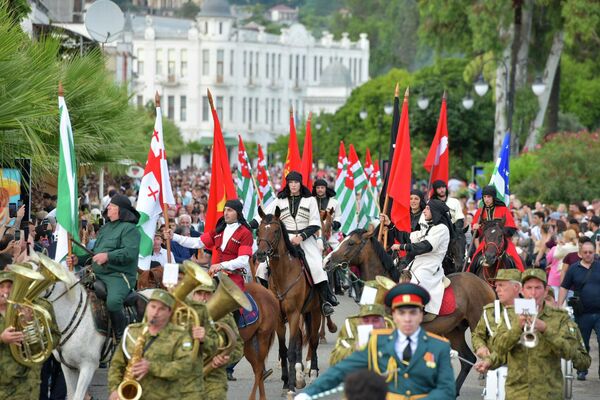 День национального флага отмечают в Абхазии 23 июля. - Sputnik Абхазия