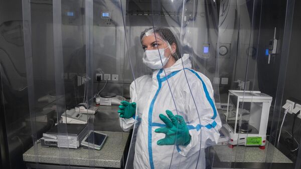 Лаборатория по производству вакцины Конвасэл для профилактики covid-19 - Sputnik Аҧсны