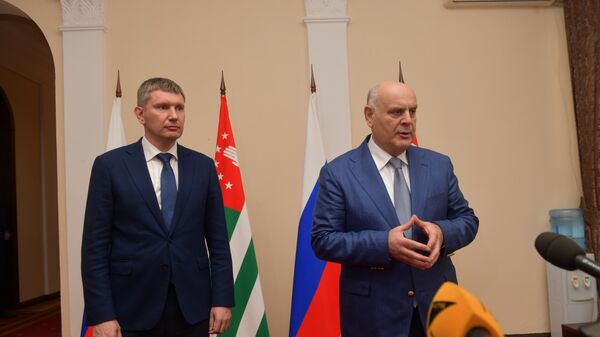Итоги встречи Бжания и Решетникова - Sputnik Абхазия