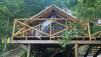 Глэмпинг в селе Дзыгута 