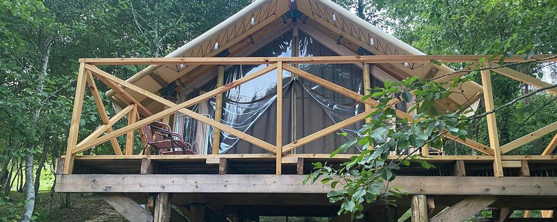 Глэмпинг в селе Дзыгута  - Sputnik Абхазия, 1920, 24.10.2025