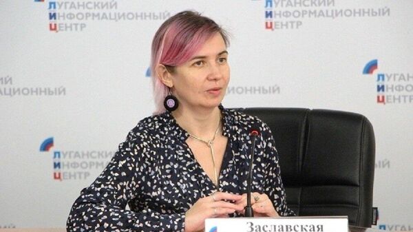 Поэтесса Заславская рассказала, как Луганская Народная республика возвращается к мирной жизни  - Sputnik Абхазия