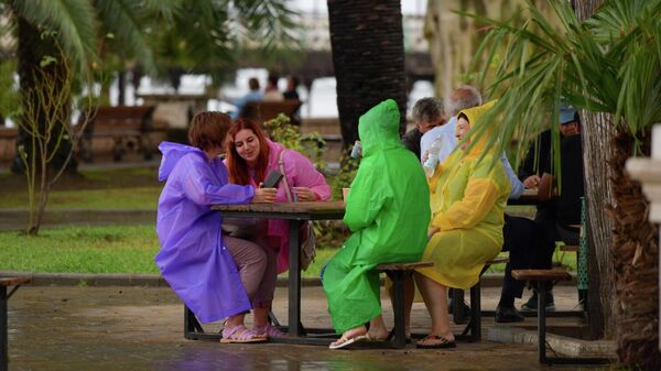 Осень встретила дождем - Sputnik Абхазия