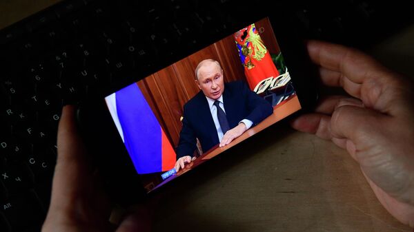 Частичная мобилизация и поддержка референдумов: Путин выступил с обращением - Sputnik Абхазия