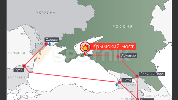 Как взрывное устройство доставили на Крымский мост  - Sputnik Абхазия
