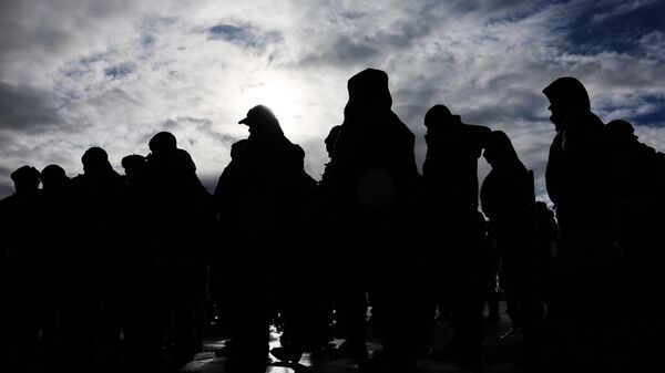 Отправка мобилизованных в зону СВО с аэродрома Чкаловск в Калининграде - Sputnik Абхазия