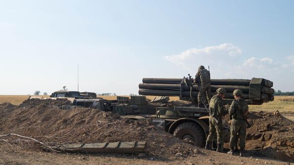 Работа артиллеристов на Херсонском направлении - Sputnik Абхазия