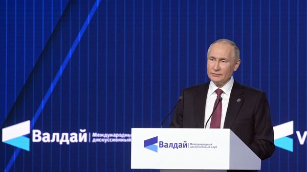 Президент РФ В. Путин принял участие в заседании Международного дискуссионного клуба Валдай - Sputnik Абхазия