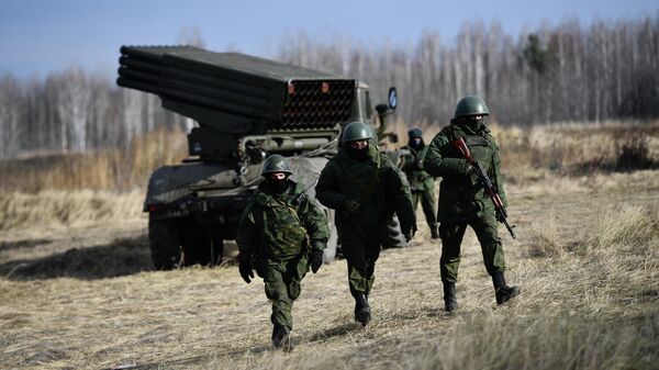 Военная подготовка мобилизованных в Свердловской области - Sputnik Аҧсны
