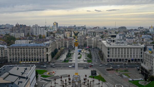 Общий вид показывает площадь Независимости и горизонт Киева - Sputnik Аҧсны