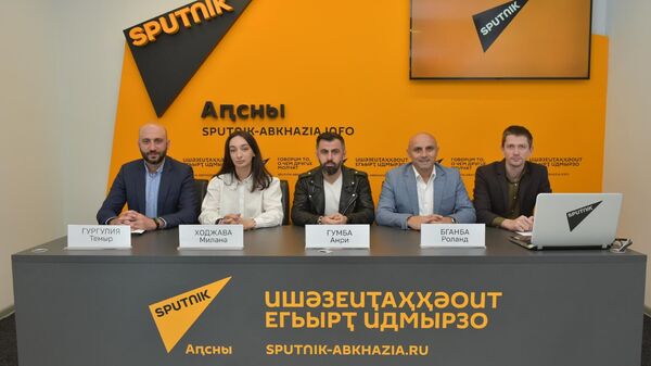 Пресс-конференция организаторов музыкального телепроекта Апсны- Star - Sputnik Абхазия