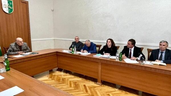 Аслан Бжания провел еженедельное совещание с руководством правительства - Sputnik Аҧсны