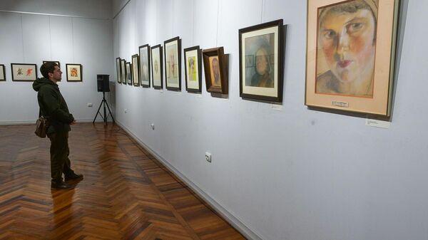 Открытие выставки посвященной 155-летию со дня рождения Александра Чачба - Шервашидзе  - Sputnik Абхазия
