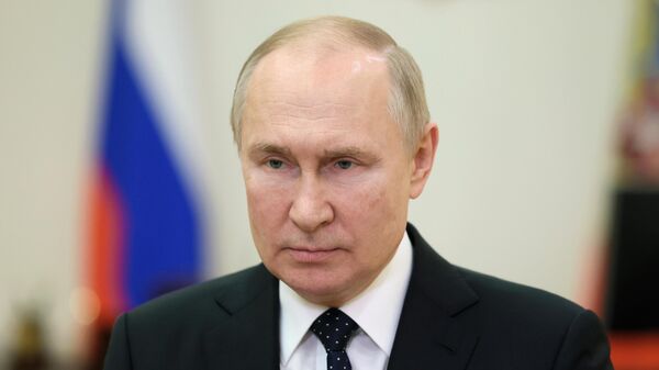 Видеообращение президента РФ В. Путина по случаю Дня работника органов безопасности - Sputnik Абхазия