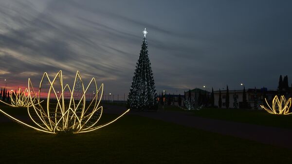 Новогодняя елка в г. Гагра - Sputnik Аҧсны