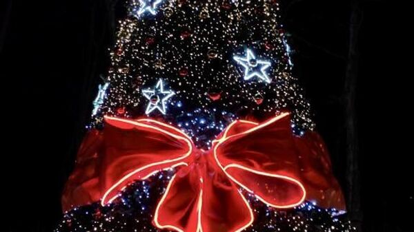 Новогодняя елка в городе Ткуарчал  - Sputnik Аҧсны