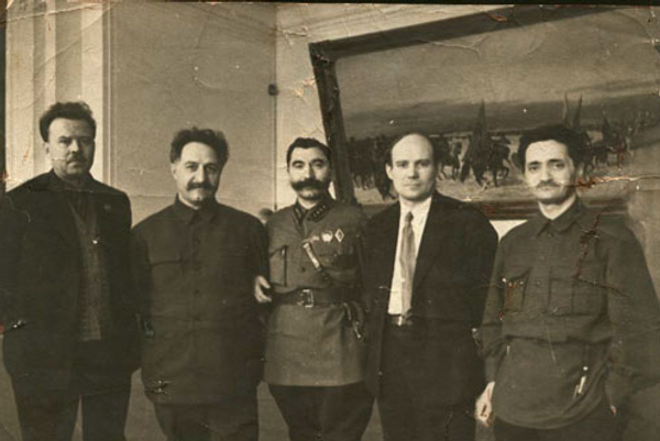 Сергей Орджоникидзе, Семен Буденный, Георгий Пятаков и Нестор Лакоба. - Sputnik Абхазия