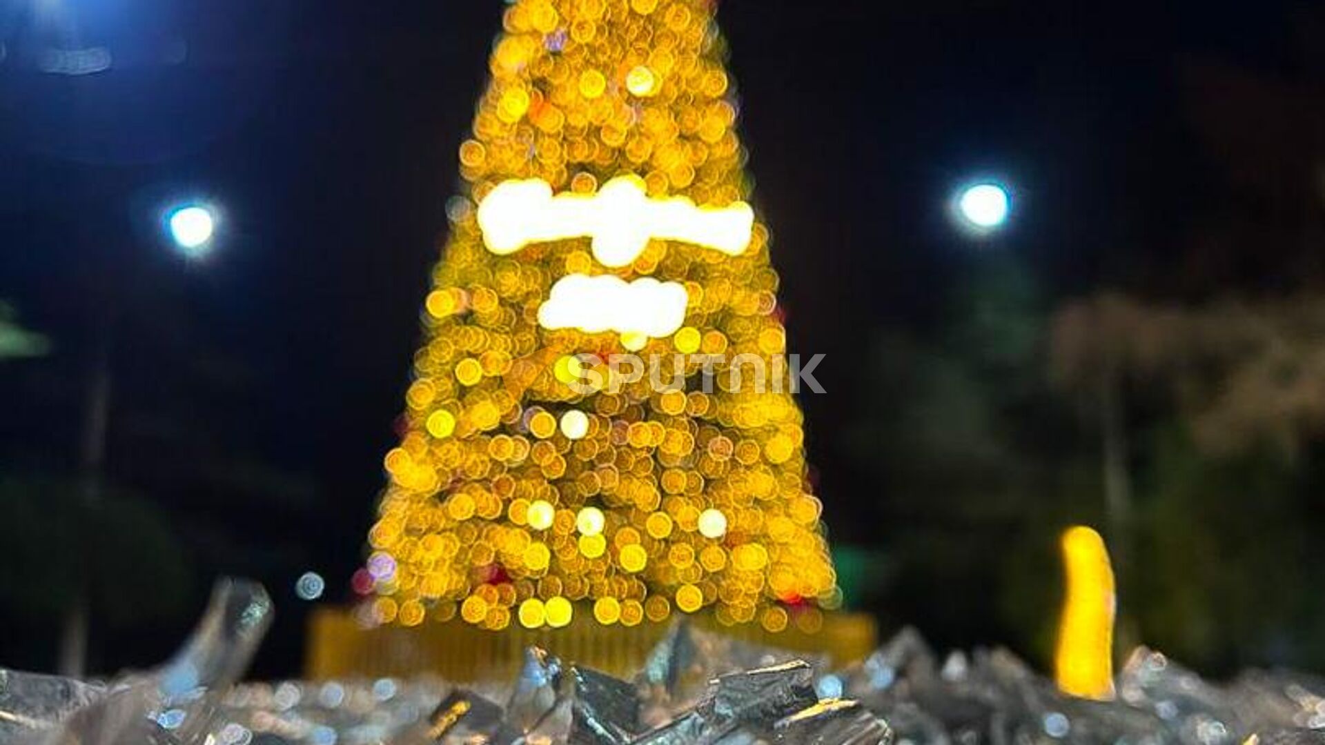 Новогодняя елка города Гудаута  - Sputnik Абхазия, 1920, 28.12.2022