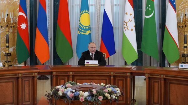 Президент РФ В. Путин принял участие в неформальной встрече руководителей стран - участниц СНГ - Sputnik Абхазия