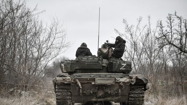 Работа танкистов в зоне СВО - Sputnik Абхазия