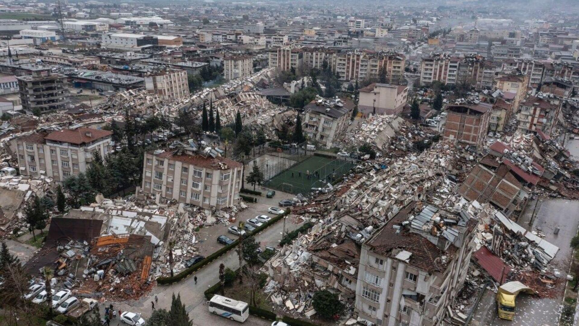 Мощное землетрясение в Турции и Сирии - Sputnik Абхазия, 1920, 06.02.2023