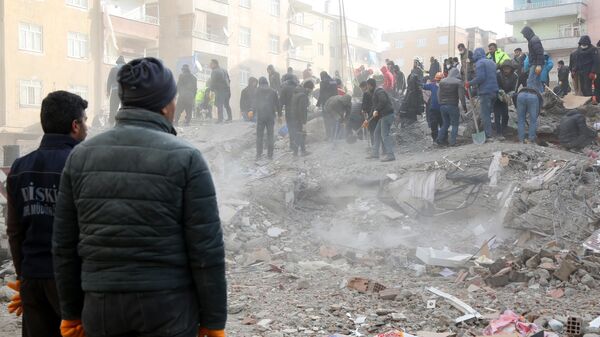 Ликвидация последствий землетрясения в Турции - Sputnik Абхазия