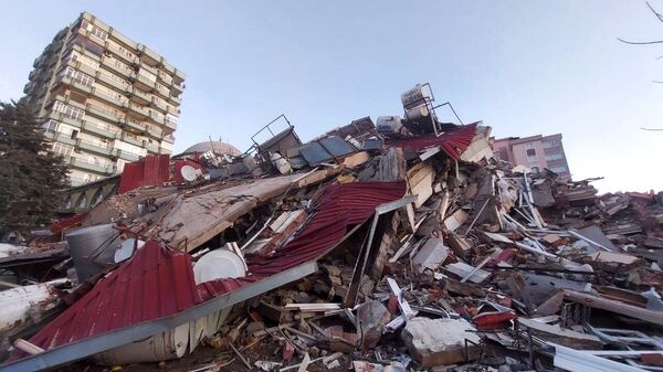 Ликвидация последствий землетрясения в Турции - Sputnik Аҧсны
