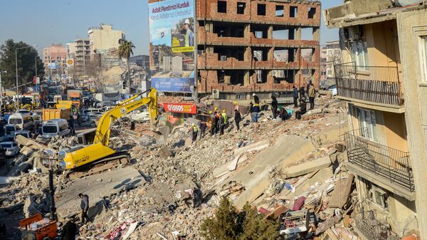 Разрушения в Адиямане вследствие землетрясения в Турции  - Sputnik Аҧсны