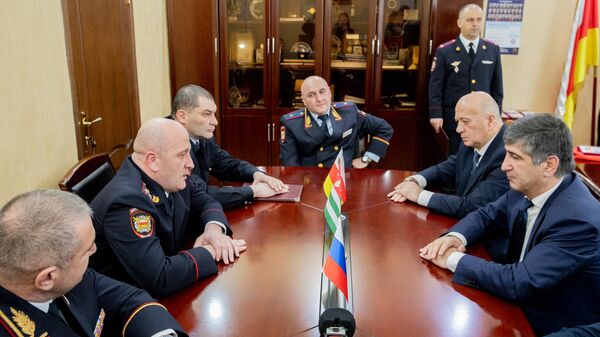 Встреча руководства МВД Южной Осетии и Абхазии - Sputnik Абхазия