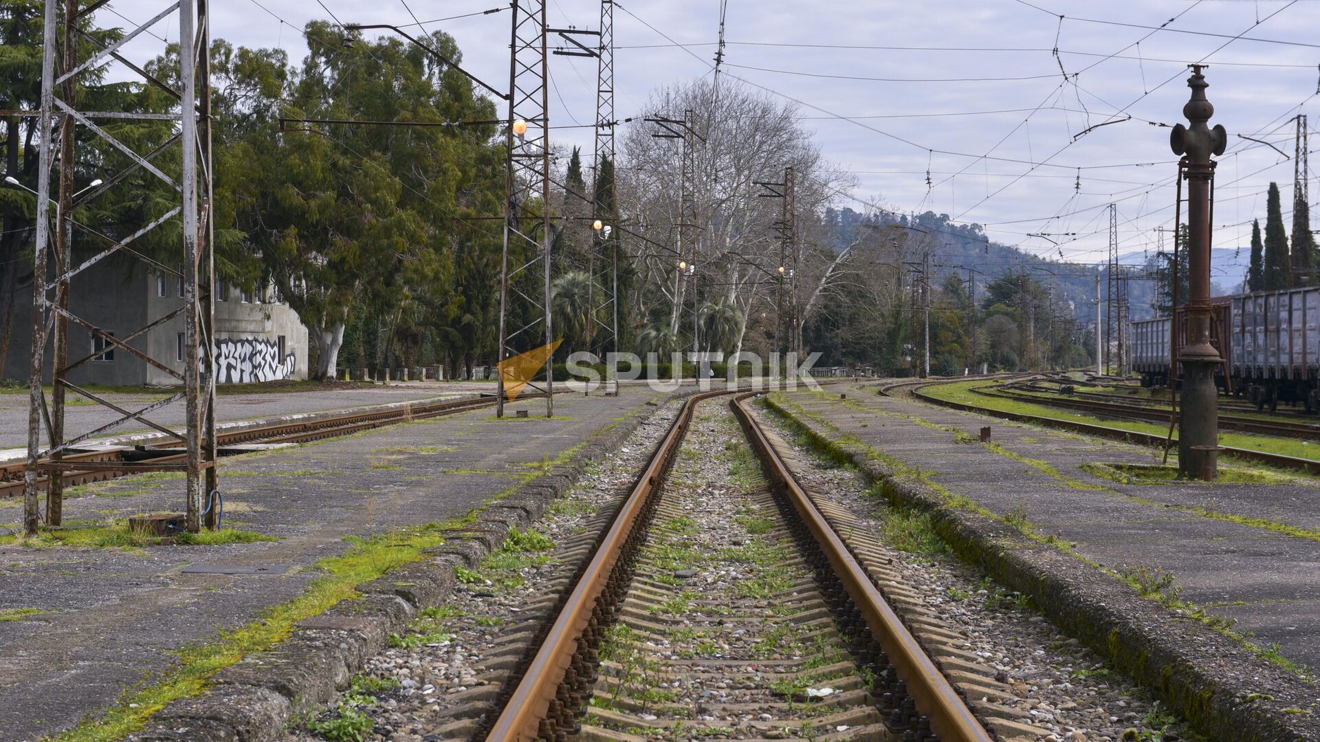 Железнодорожные пути  - Sputnik Абхазия, 1920, 13.07.2023