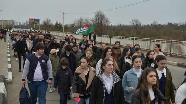 Акцию памяти в годощине мартовского наступления провели в Сухумском районе - Sputnik Абхазия