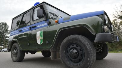 Машины милиции Абхазии