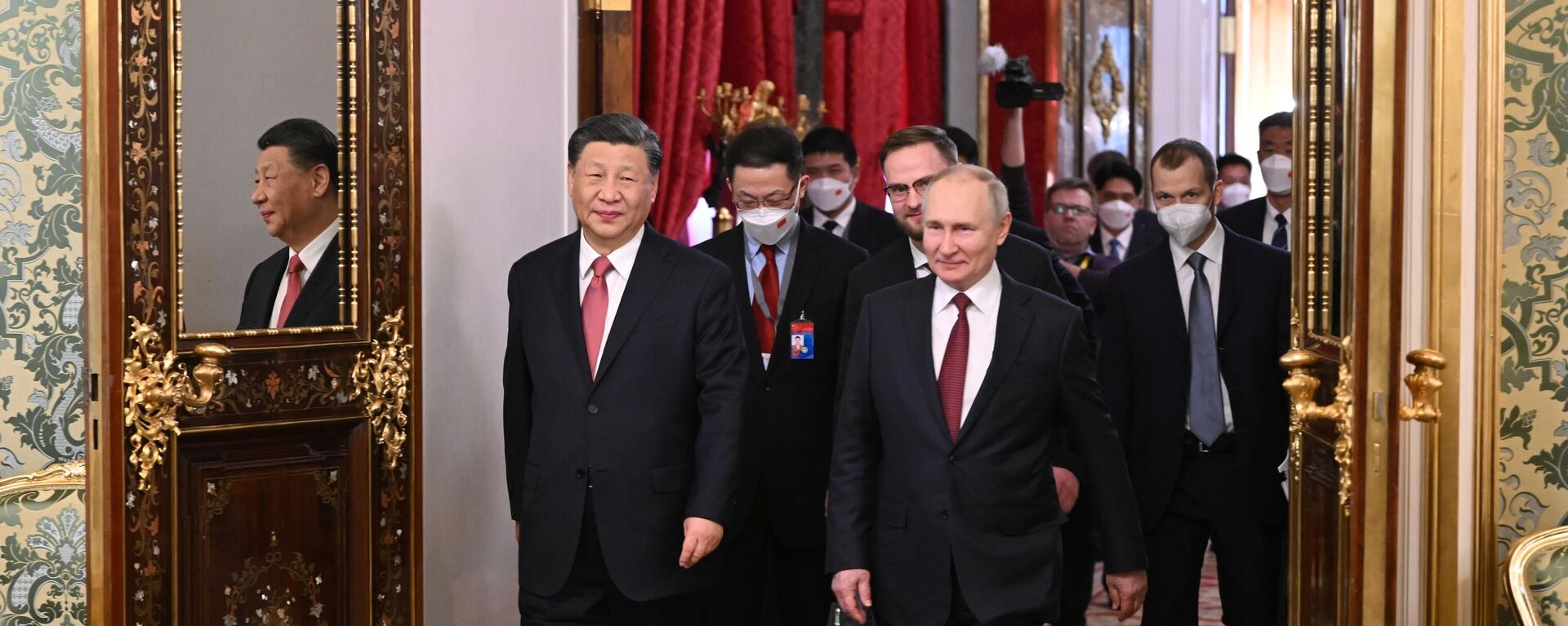 Встреча президента РФ В. Путина и председателя КНР Си Цзиньпина - Sputnik Абхазия, 1920, 21.03.2023
