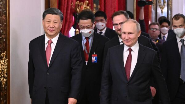 Встреча президента РФ В. Путина и председателя КНР Си Цзиньпина - Sputnik Аҧсны