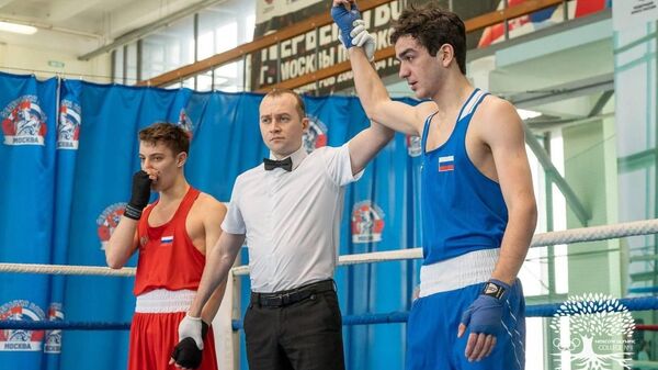 Саир Качарава стал победителем первенства Москвы по боксу среди юниоров 17-18 лет - Sputnik Абхазия