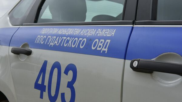 Машина милиции Гудаутского района  - Sputnik Аҧсны