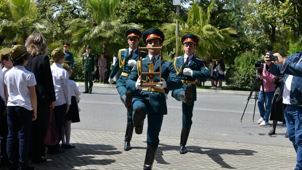  Огонь памяти доставили в Абхазию - Sputnik Абхазия