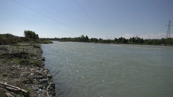 Адзюбжа, русловыпрямительные работы на реке Кодор - Sputnik Абхазия