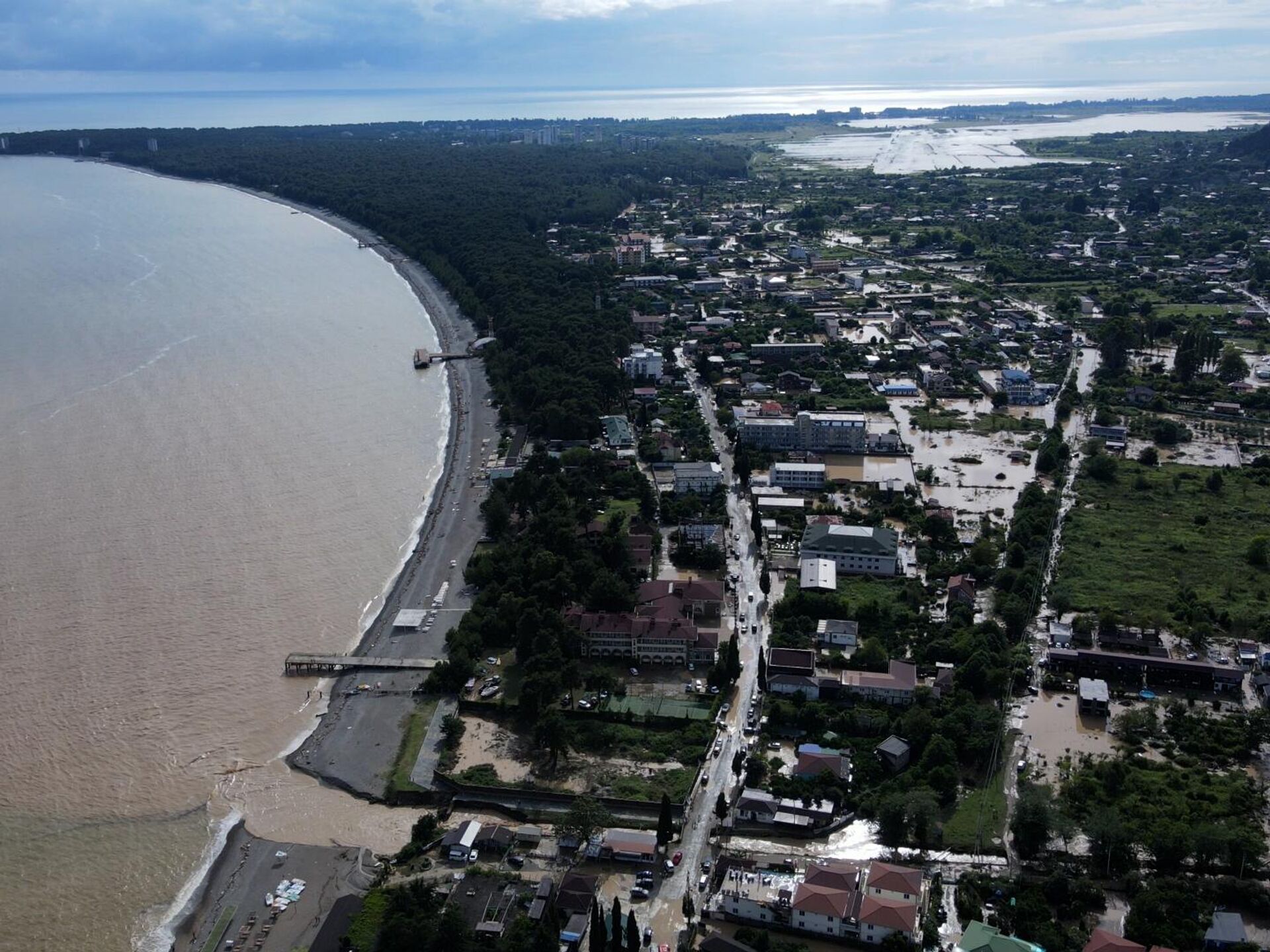 гагра канализация в море