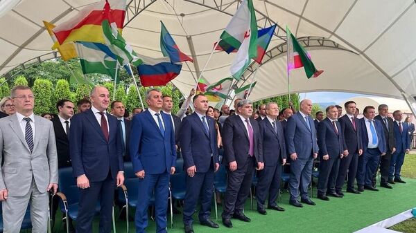 Бжания выступил на открытии форума Единый Кавказ в Нальчике - Sputnik Абхазия