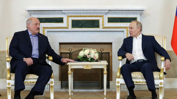 Встреча президента РФ В. Путина и президента Белоруссии А. Лукашенко - Sputnik Абхазия