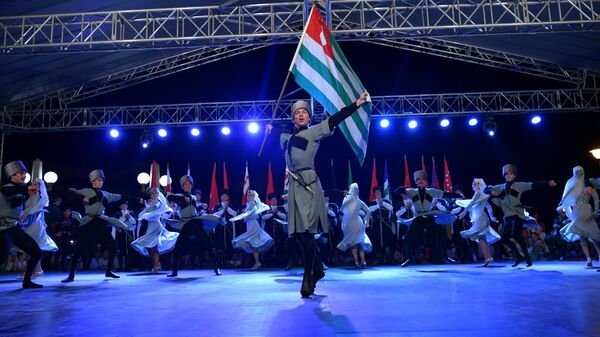День флага отметили в Абхазии - Sputnik Абхазия