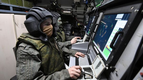 Работа противовоздушной обороны России на Запорожском направлении - Sputnik Аҧсны