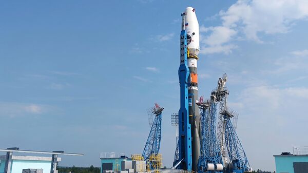 Ракету Союз-2.1б с автоматической станцией Луна-25 установили на стартовый комплекс космодрома Восточный - Sputnik Аҧсны