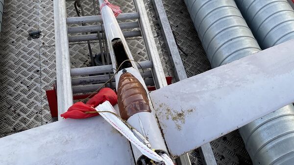 Обломки разведывательного беспилотника обнаружили в районе Маяка в Сухуме вечером 1 сентября - Sputnik Аҧсны