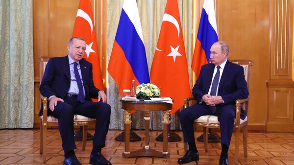 Переговоры Путина и Эрдогана в Сочи - Sputnik Абхазия