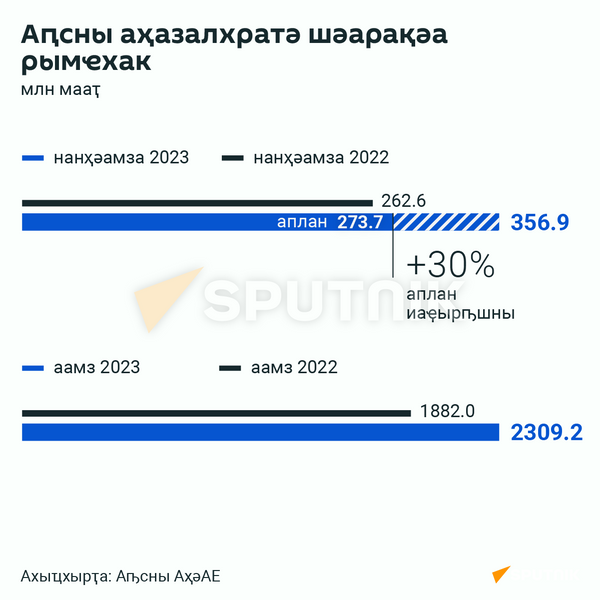План таможенных сборов в Абхазии за восемь месяцев  - Sputnik Аҧсны